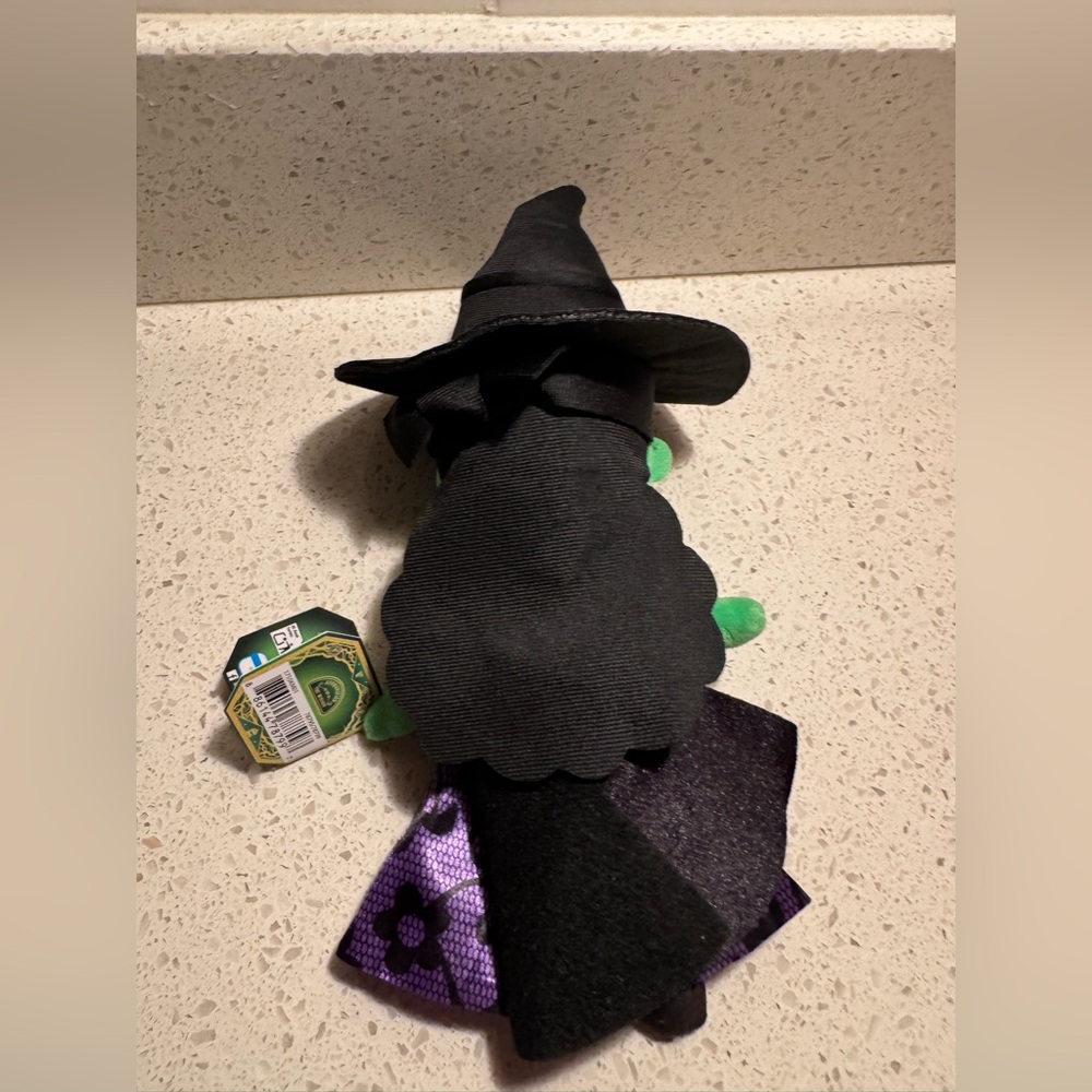 Wicked Elphaba Thropp the Witch Witch Plush 10’ - Green and Purple NWT last one - Picture 5 of 5
